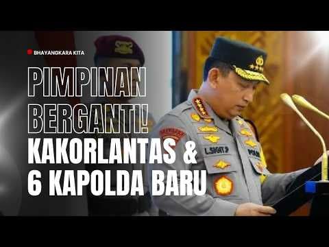 Kapolri Resmi Rotasi Kakorlantas dan 6 Kapolda, Ini Daftar Lengkapnya