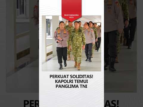 Kapolri Temui Panglima TNI, Perkuat Soliditas dan Sinergi TNI-Polri