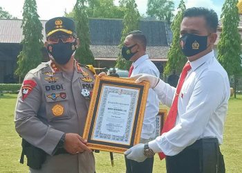 Kapolda Kalteng Pimpin Apel Gelar Sarana Prasarana 4 Fokus