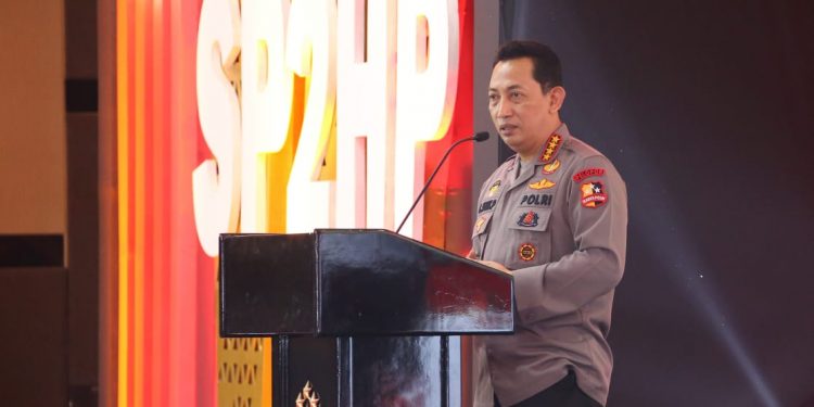 Lauching SP2HP Online, Kapolri: Semoga Tidak Ada Lagi Sumbatan Komunikasi