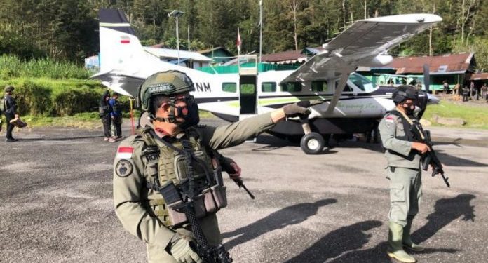 Sempat Mencekam Karena KKB, Satgas Nemangkawi TNI-Polri Kendalikan Situasi Keamanan Boega Papua