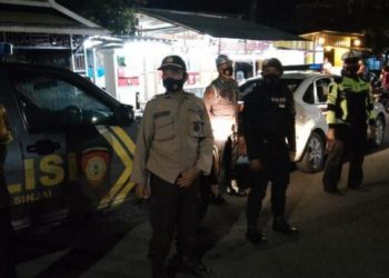Patroli Biru Polres Sinjai, Antisipasi Gangguan Kamtibmas dan Imbau Patuhi Prokes