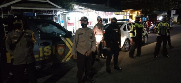 Patroli Biru Polres Sinjai, Antisipasi Gangguan Kamtibmas dan Imbau Patuhi Prokes