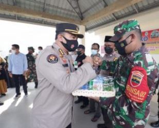 Polda Kepri Tinjau Posko PPKM Wilayah Zona Merah di Kota Batam