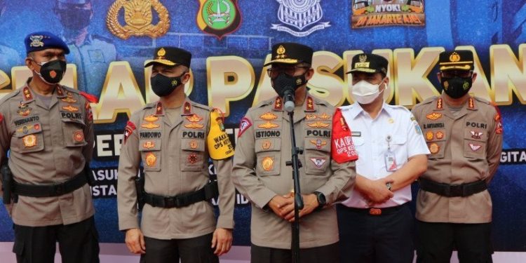 Polri sebar ribuan personel kawal peniadaan mudik 2021