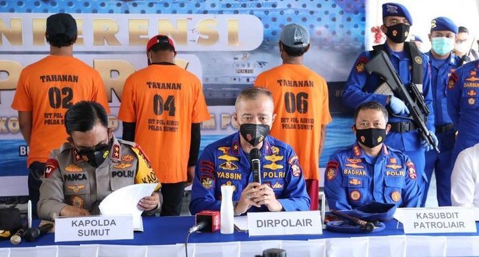 Polri Tangkap 2 Kapal Berbendera Malaysia Diduga Lakukan Illegal Fishing