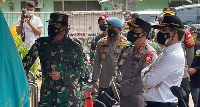 Panglima TNI-Kapolri Sidak ke 3 Titik di DKI, Minta PPKM Mikro Diperkuat