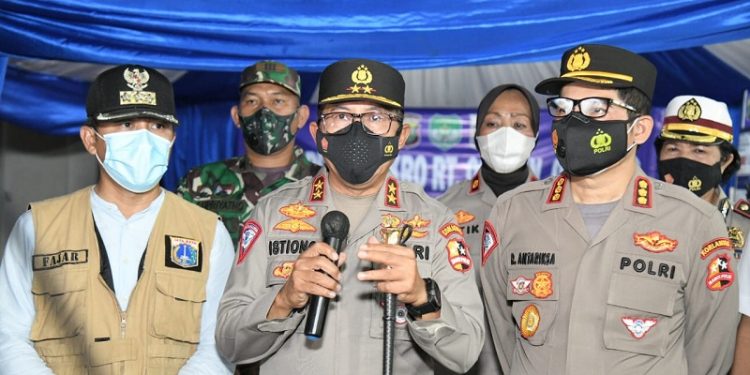 Tekan Covid-19, Kakorlantas MintaCheck Pointdi Zona Merah Dimaksimalkan