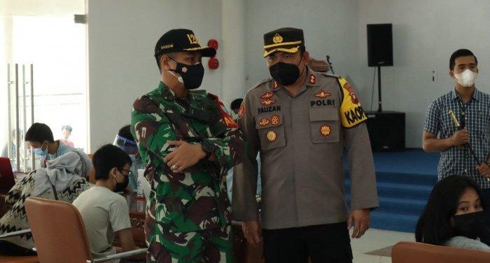 Lakukan Serbuan Vaksinasi, Kapolres Mempawah Harap Bisa Percepat Putus Penyebaran COVID-19