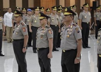 20 Kombes Polisi Resmi Naik Pangkat Jadi Jenderal Bintang Satu