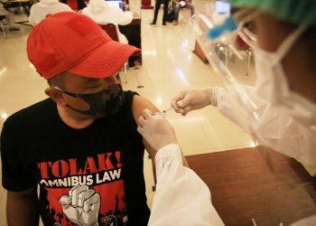 KSPI dan Polri Adakan Vaksinasi Presisi kepada 30 Ribu Buruh di Jabar