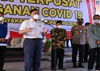 Menko Marinvest Telusuri Pelaksanaan Vaksinasi dan Isoter di Sleman