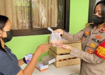 Polisi Berikan Doorprize Saat Vaksinasi Merdeka Guna Tarik Minat Partisipasi Warga