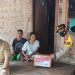 Tingkatkan Rasa Kepedulian Polri Bagikan Bansos Paket sembako kepada warga kurang mampu dimasa PPKM