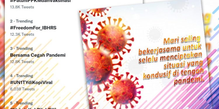 #PatuhiPPKMdanVaksinasi Untuk Indonesia Bebas dari Pandemi