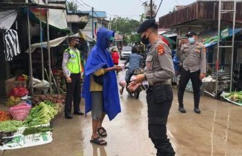 Polres Kutim Gelar Operasi Yustisi, Sasar Pedagang dan Pengunjung Pasar