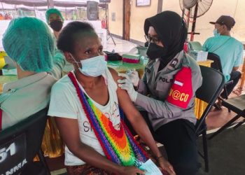 Polda Papua Adakan Vaksinasi Presisi Besar-Besaran Guna Mensukseskan PON XX Papua