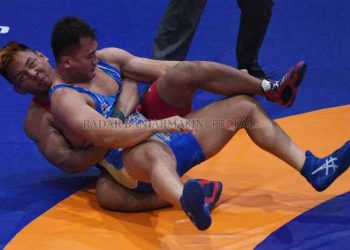 Termotivasi Menjadi Polisi, Pegulat Utama Kalimantan Selatan Raih Perunggu