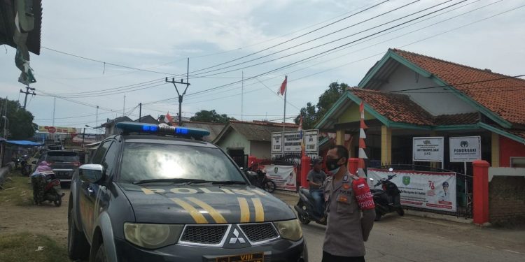 Perketat Angka Kejahatan C-3, Gencarkan Patroli Strong Point Wiralodra Anggota Polsek Indramayu