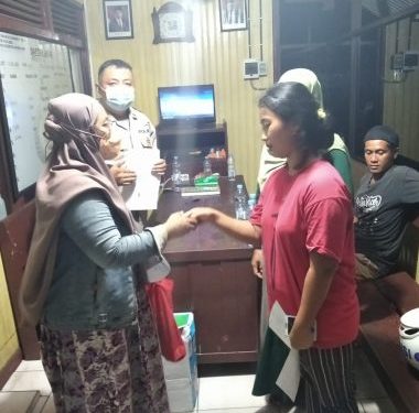 Antisipasi Penyebaran Covid-19, Polsek Cempaga Hulu Himbau Disiplin Prokes