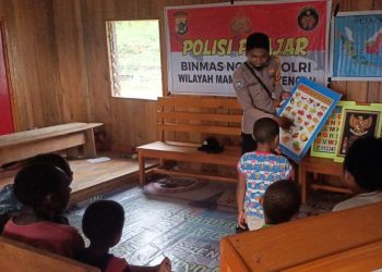 Program Si IPAR Ajarkan Rasa Nasionalisme Anak anak Mamberamo Tengah