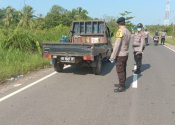 Antisipasi Covid-19, Polsek Pulau Petak Rutin Gelar Operasi Yustisi