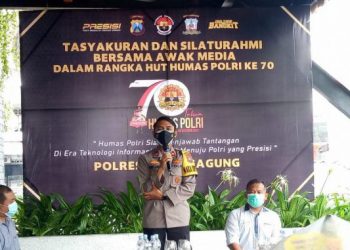 Polres Tulungagung Jalin Silaturahmi dengan Awak Media Guna Sambut HUT Humas Polri Ke-70