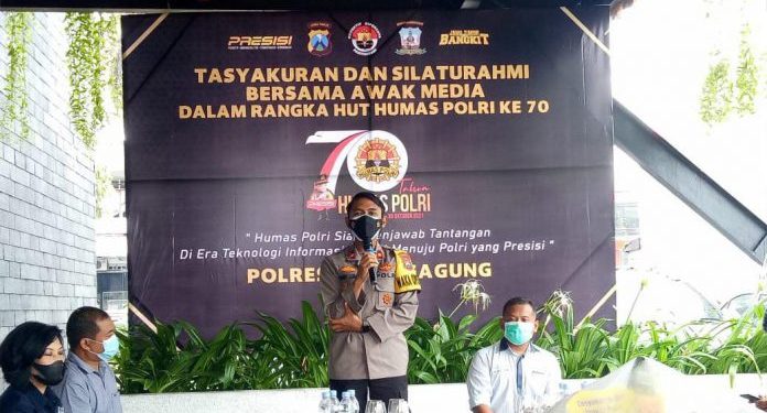 Polres Tulungagung Jalin Silaturahmi dengan Awak Media Guna Sambut HUT Humas Polri Ke-70