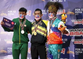 Ini Dia Sosok Polisi peraih Mendali PON XX 2021 Papua pada Cabor Gulat