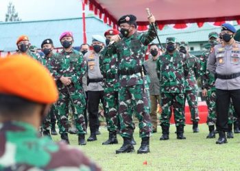 Panglima TNI Apresiasi Pengorbanan dan Sinergitas Personel TNI-Polri di Papua