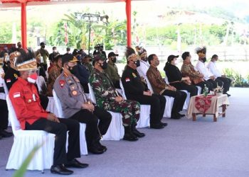 Kapolri Dampingi Presiden Jokowi Resmikan 7 Arena PON XX Papua