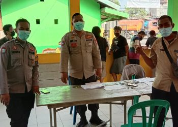 Percepatan vaksinasi terus dilakukan jajaran Polrestro Bekasi Kota