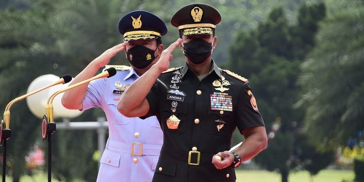 Panglima TNI Jenderal Andika Bersilaturahmi dengan Kapolri Listyo Sigit Siang Ini