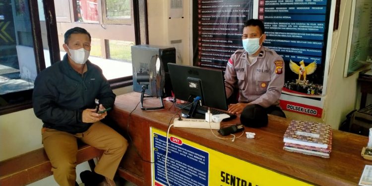 Polsek Ledo Berikan Pelayanan Prima Kepada Masyarakat