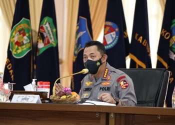 Kapolri Minta Forkopimda Sumut Antisipasi Lonjakan Covid-19 saat Nataru