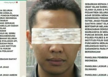 Penyebar Seruan Jihad Lawan Densus 88 dan Bakar Polres, Pelakunya Ternyata Seorang…