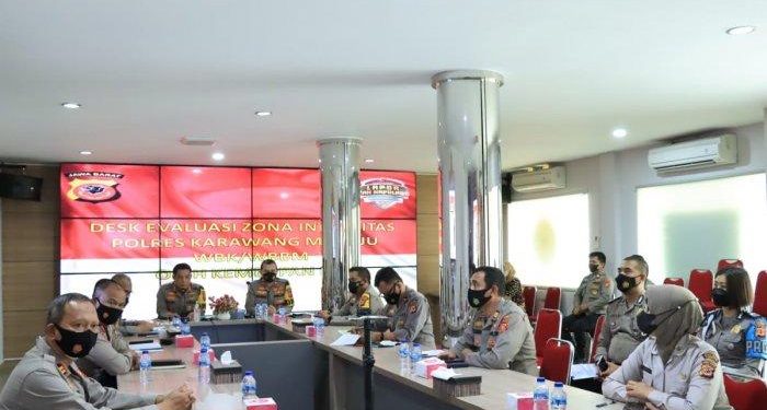 Kejar Predikat WBK, Polres Karawang Jelaskan Program Inovasi ke Kemenpan RB