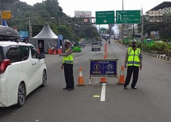Malam Tahun Baru, Polisi Lakukan Pengalihan Arus di Puncak Bogor