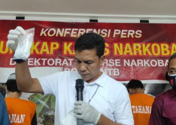 Polda NTB Berhasil Ungkap 1 Kilogram Narkoba Yang Hendak Beredar di NTB