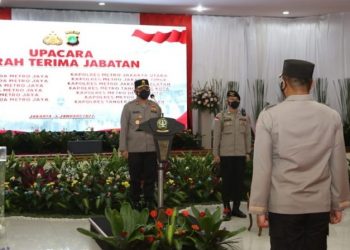 Kapolda Metro Jaya Pimpin Sertijab 7 Kapolres dan 5 Pejabat Utama