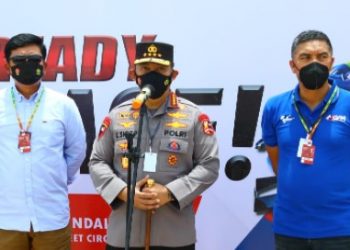 Kapolri Cek Kesiapan Pramusim MotoGP Mandalika