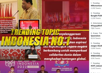 Netizen Dukung Presiden G20 Lewat #MomentumG20Indonesia, Trending No.1 Twitter.