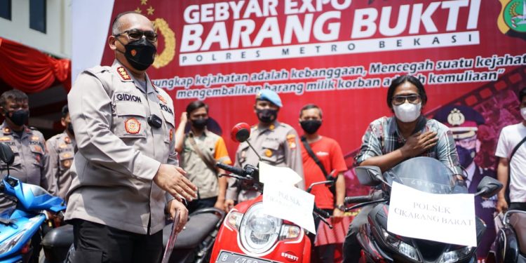 Polisi Gelar Gebyar Expo Barang Bukti dan Temuan