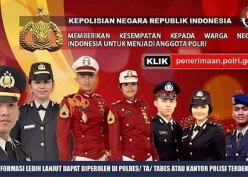 Pendaftaran Polri Tidak Dipungut Biaya