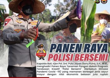 Program Polisi Bersemi Wujudkan Ketahanan Pangan di Bali