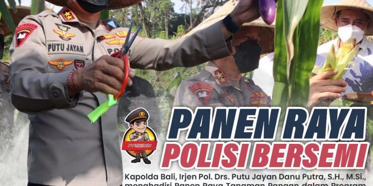 Program Polisi Bersemi Wujudkan Ketahanan Pangan di Bali