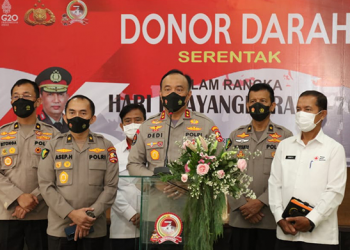HUT Bhayangkara Ke-76, Polri gelar donor darah diseluruh Indonesia