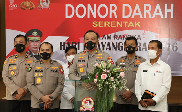 HUT Bhayangkara Ke-76, Polri gelar donor darah diseluruh Indonesia