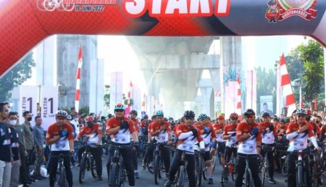 Semarak Fun Bike Bhayangkara Perkuat Sinergitas