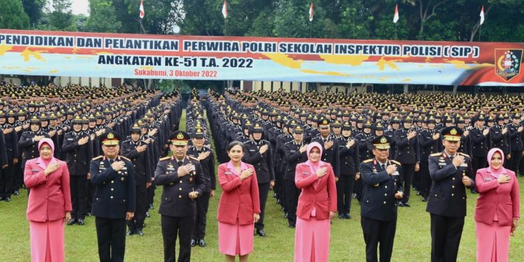 Kapolri Melantik 2.123 Perwira Polri SIP
